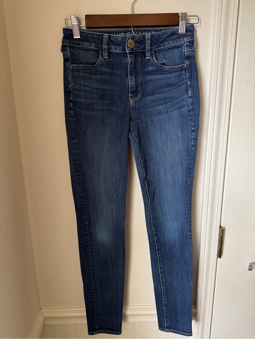 American Eagle Outfitters Dark Blue Women's Jeggings Size 0